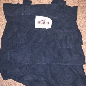 Ruffled hollister bag